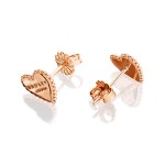 Radley London σκουλαρίκια από ροζ επιχρυσωμένο ασήμι 925, RYJ1126